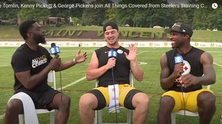 Steelers Kenny Pickett Makes A Mind-Blowing Admission To Bryant McFadden and Patrick Peterson About His High School Football Hero (Steelers News). Photo by All Things Covered